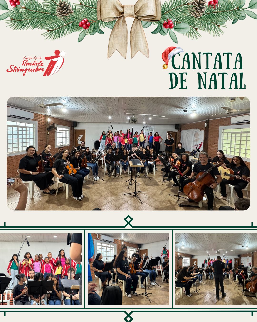 Fundação Nova Suiça realiza Cantata de Natal